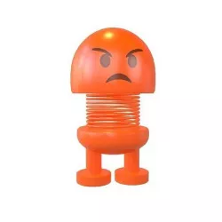 Car Spring Expression Decoration Toys Angry Face v1 002 Low-poly 3D model