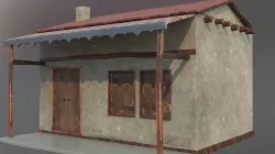 Cartoon House 3D model