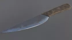 cartoon knife 3D model