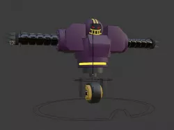Cartoon robot - Battle bot 3D model