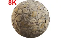 Castle Stone Wall Pbr Texture Texture