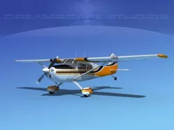 Cessna 170 V01 3D model