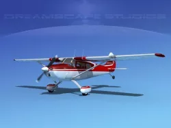 Cessna 170 V03 3D model