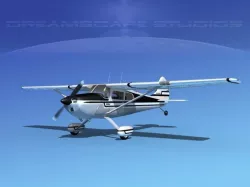 Cessna 170 V05 3D model