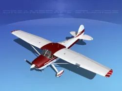 Cessna 170 V10 3D model