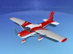Cessna 175 Skylark V03 3D model