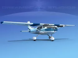 Cessna 175 Skylark V04 3D model