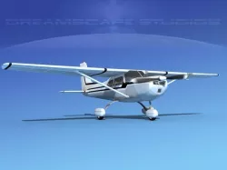 Cessna 175 Skylark V05 3D model