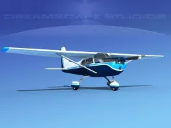 Cessna 175 Skylark V06 3D model