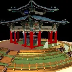 Chinese pavilion   3D model