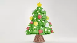 Christmas Tree Voxels 3D model