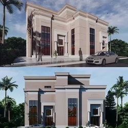 classic building classic villa 3D model