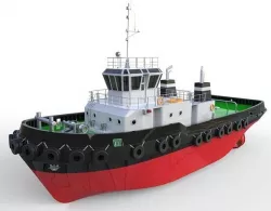 Classical Complated Tug Boat 3D model
