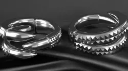 Claw bracelet 3D model
