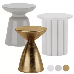 Coffee Side Table West Elm Hera Cosmo Martini 3D model