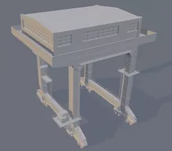 crane2 3D model