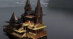 Cult leader mansion 3D model