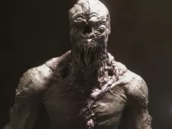 Cursed mutant monster Low-poly 3D model