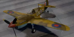 Curtiss Tomahawk - RSAAF 3D model