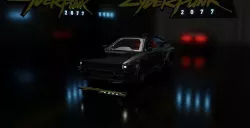 Cyber car 3D model