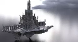 Dark lord floating city 1 3D model