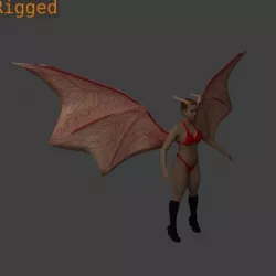 Demon Lady 3D model