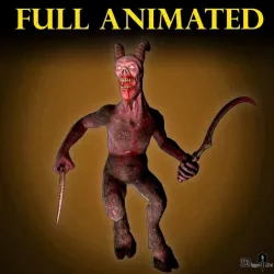 Demon Slave Low-poly 3D model