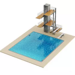 Diving Pool 3D model