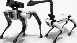Dog Robot Generic Rigged for Cinema 4D 3D model