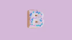 Donuts Alphabet B 3D 3D model