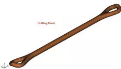 Drilling HOOK 3D model
