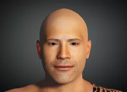 dwayne johnson 3d 3D model
