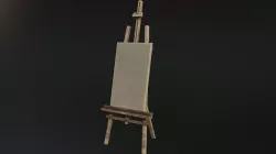 easel 3d model 3D model
