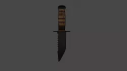 Ebeles Knife Low-poly 3D model