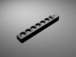 Electric soket 3D model
