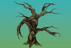 Ent  Monster - tree 2 Low-poly 3D model