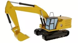 Excavator CAT 320 Lowpoly Low-poly 3D model