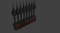 Fence 3D model
