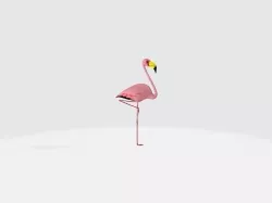 flamingo 3D model
