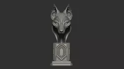 Fox Head  3D model