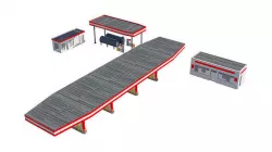 Gas station 3D model