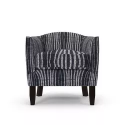 Giles 28 Upholstered Chair Indigo 3D model