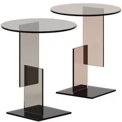 Glass Coffee Table Don Gerrit by Glas Italia 3D model