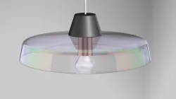 Glass pendant lamp 3D model