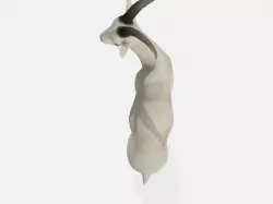 goat-white 3D model