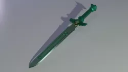 Green Sword 3D model
