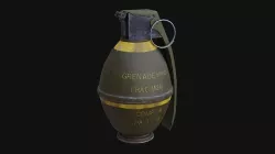 Grenade M26 Low-poly 3D model