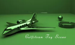 Gulfstream Toy  3D model