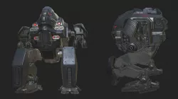 Heavy Mech Low-poly 3D model