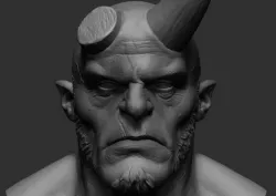 Hellboy v2 3D model